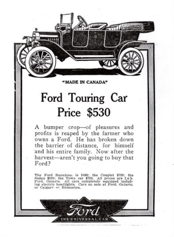 1915 Ford Auto Advertising